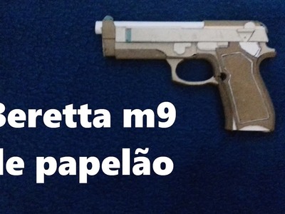 Beretta M9  de papelão