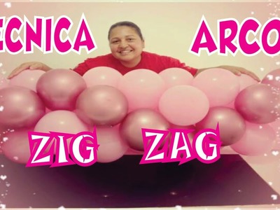 Como fazer Arco de Balões Zig Zag