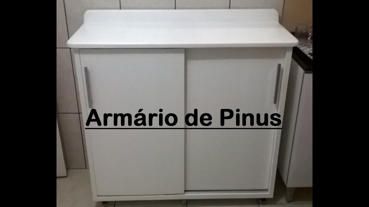 COMO FAZER ARMÁRIO FEITO DE PINUS - D.I.Y. - MAKING CABINET MADE OF PINUS