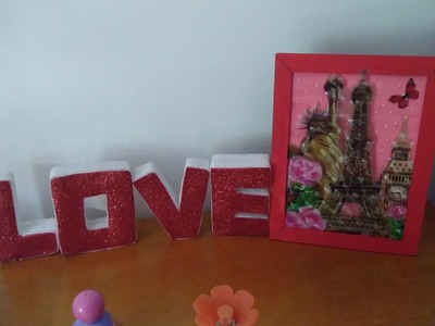 Como fazer quadrinho para decoraçao em 3d