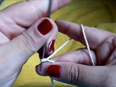 Como pegar na linha e na agulha para fazer crochê #CANHOTOS (INICIANTES CROCHÊ 1)