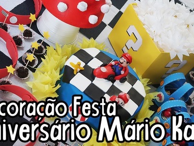 Decoração de Festa de Aniversário Mario Kart