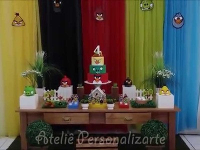 Decoração de festa infantil Angry Birds