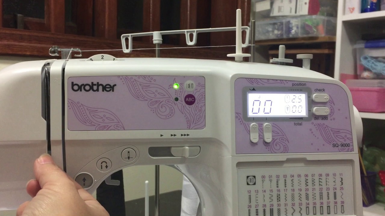 Dica Brother - passando a linha na Brother SQ9000