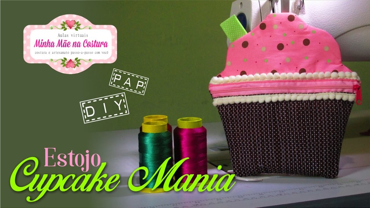 Estojo Cupcake Mania | #especialvoltaasaulas