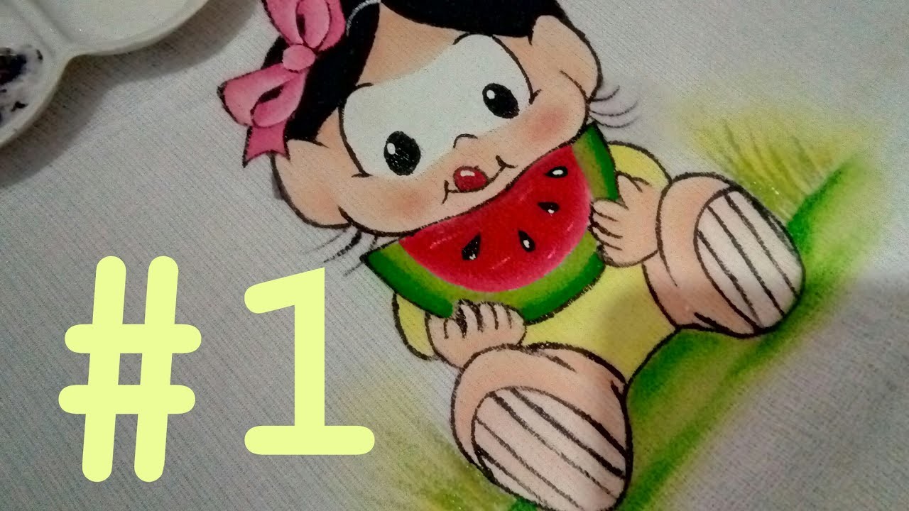 ????MAGALI.Pintura em fralda #1