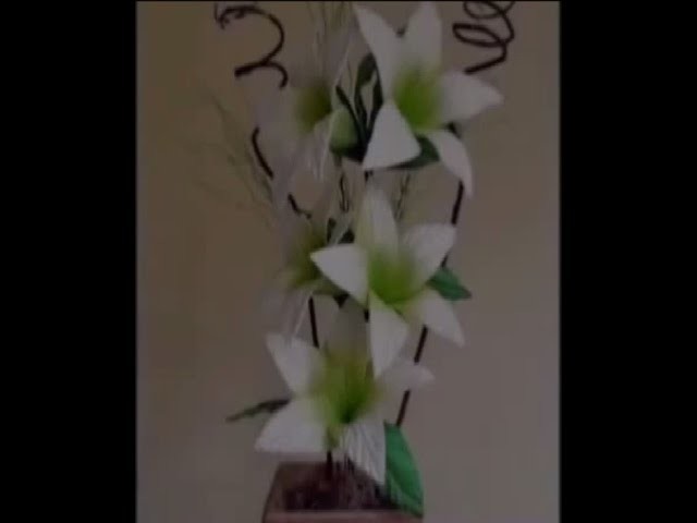 Mega Flores - Flores em EVA - LÍRIO (passo a passo)