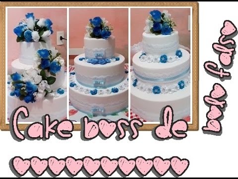 Meu marido Cake Boss - Tentando fazer um bolo falso de casamento