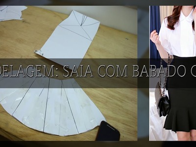 MODELAGEM: SAIA COM BABADO GODÊ