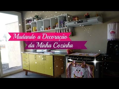 MUDANDO A DECORAÇÃO DA MINHA COZINHA | Carla Oliveira