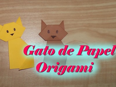 #8 Gato de Papel ( Dobradura.Origami)