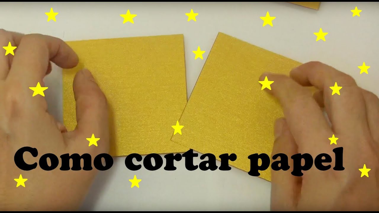 COMO CORTAR PAPEL PARA ORIGAMI