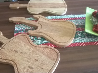 Como fazer uma tábua de carne em forma de guitarra