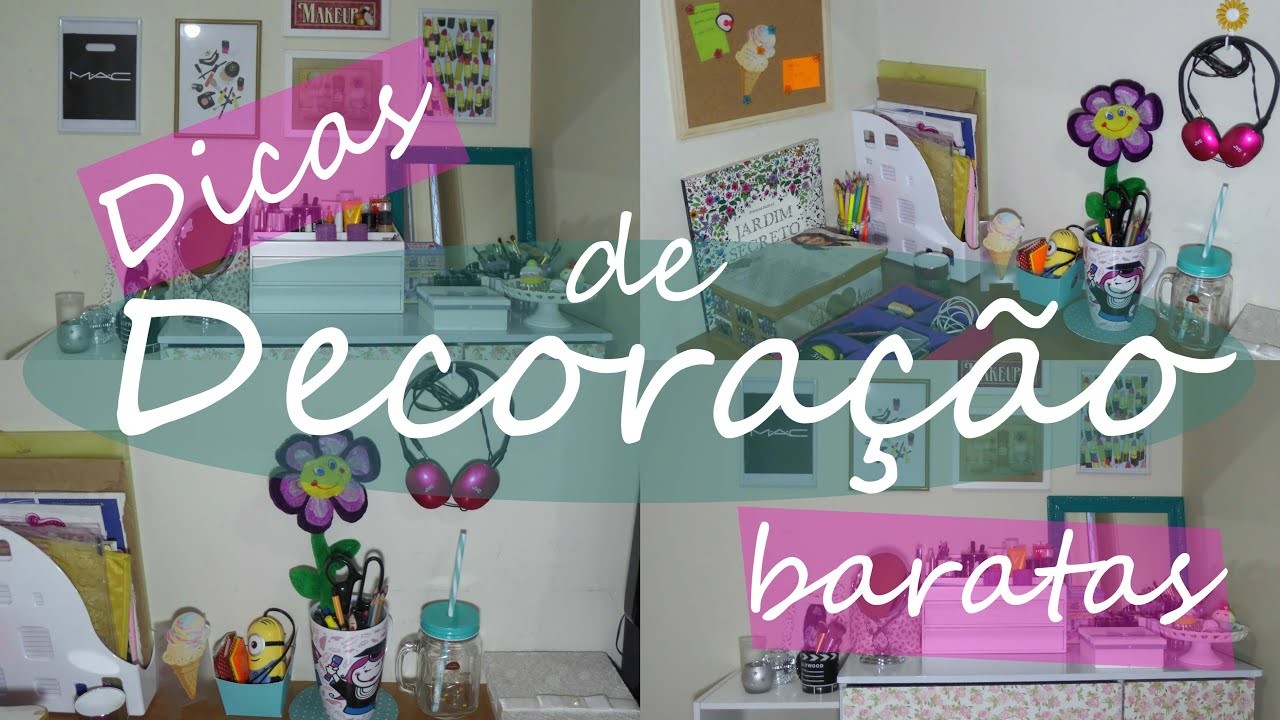 DICAS DE DECORAÇÃO BARATAS! |Bafafá by Paula|