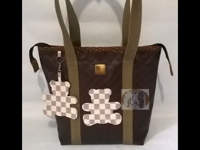 DIY- BOLSA  ISABEL EM CORINO COM ARTESÃ JANETE SILVA-  PARTE FINAL
