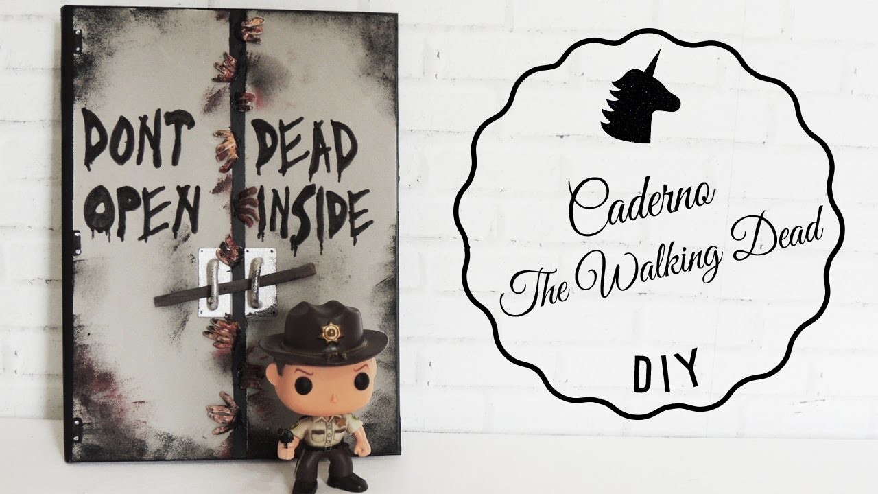DIY | Caderno • The Walking Dead