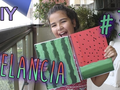 DIY CADERNOS #3 | MELANCIA | CANAL DAS ANTAS