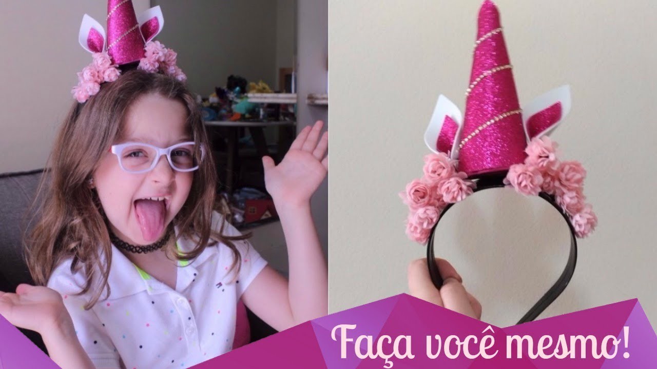DIY: TIARA DE UNICÓRNIO ????✨