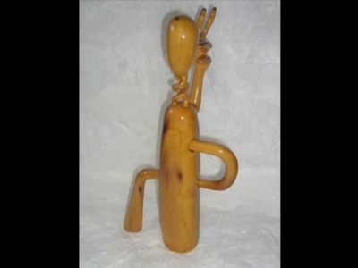 ESCULTURA COM MADEIRA RECICLADA - sculptures in wood