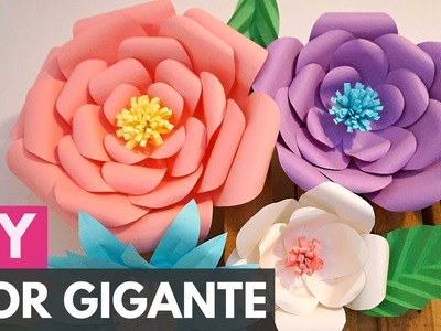 Flor Gigante de Papel #PapelEmTudo2 |DIY - Faça você mesmo