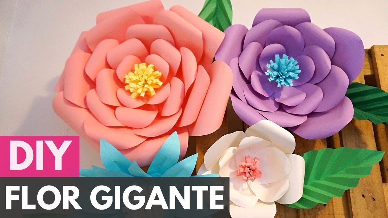Flor Gigante de Papel #PapelEmTudo2 |DIY - Faça você mesmo