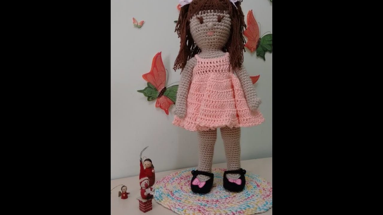 Passo a Passo da Boneca de Crochê: Como fazer do busto ao bumbum da boneca sem costuras (PASSO 3)