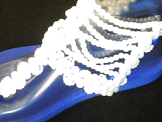 SANDÁLIA DE PÉROLAS Ñ5