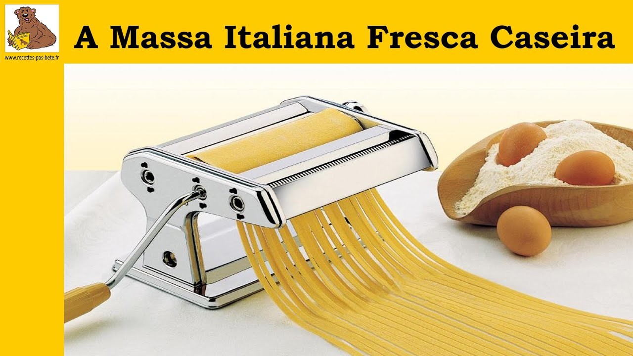 A massa italiana fresca caseira  (receita fácil) HD