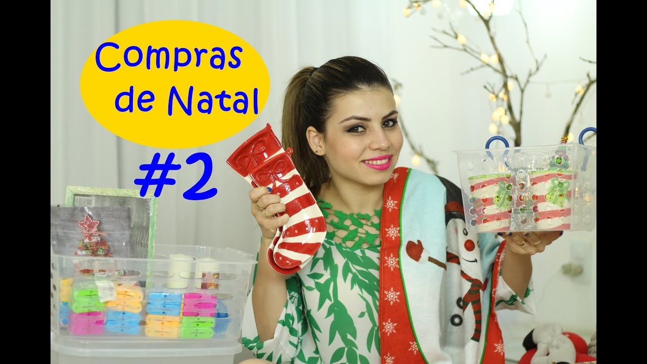 Compras de Natal #2 | Louças e coisas fofas | Paloma Soares