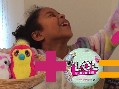 HATCHIMALS CHOCANDO LOL SURPRISE