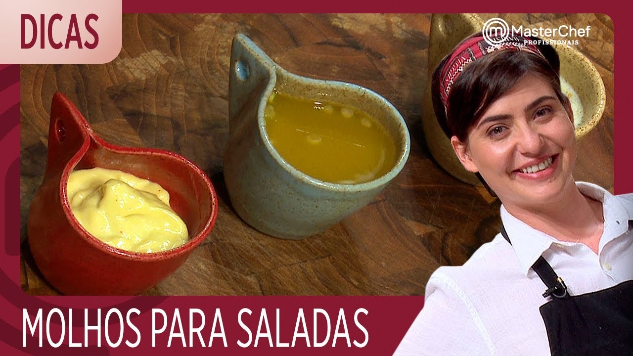 MOLHOS PARA SALADA com Izabel | DICAS MASTERCHEF