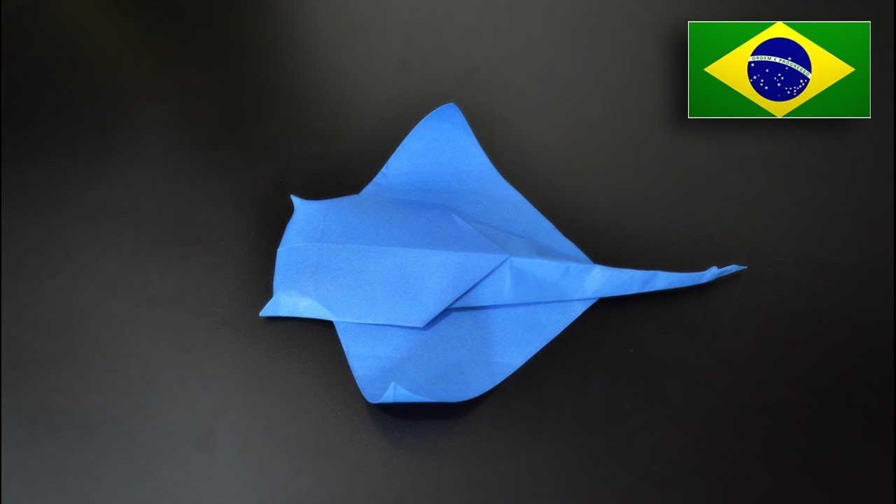 Origami: Arraia - Instruções em Português BR