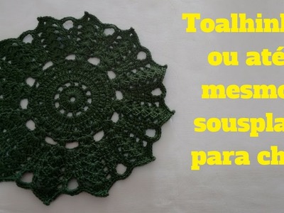 Toalhinha ou até mesmo sousplat para chá