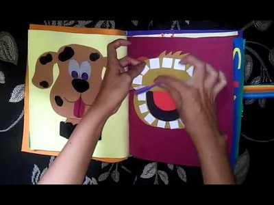 Trabalhando com crianças - Livro de E.V.A Sensorial para crianças
