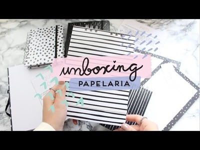 UNBOXING PAPELARIA MINIMALISTA + CUPOM DESCONTO • Sublinhando