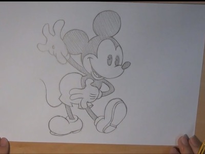 Como desenhar o Mickey Mouse