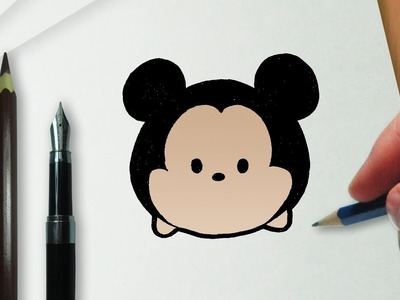Como desenhar o Mickey na versão Disney Tsum Tsum