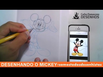 Desafio Desenhabilidade - Desenhando Mickey