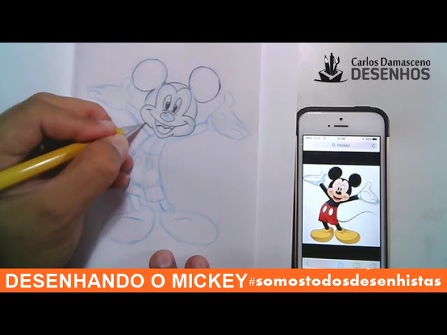 Desafio Desenhabilidade - Desenhando Mickey