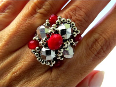 BIJOUX - MAXI ANEL DE CRISTAIS