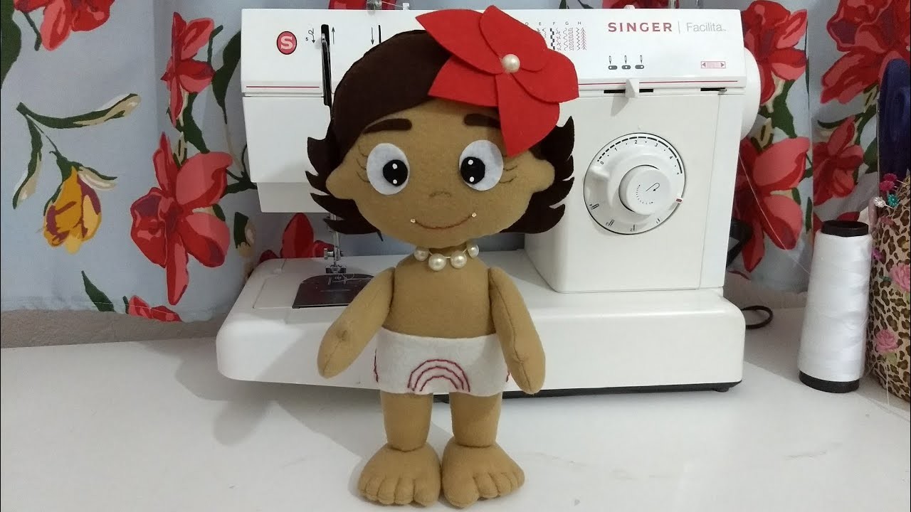 Boneca Moana em feltro