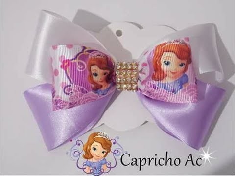 Faça você  Laço Princesa Sofia.