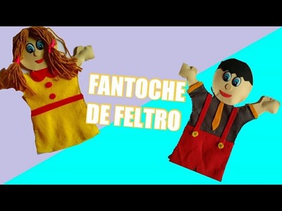 FANTOCHE DE FELTRO | Tia Gabi