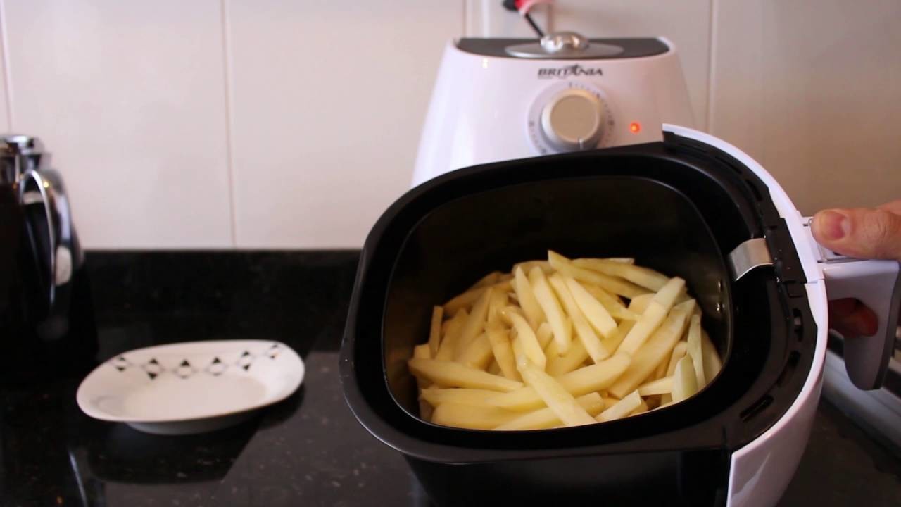 Fritar batata normal(inglesa) na fritadeira Britânia Air Fry Pro Saúde