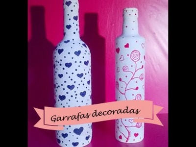 Garrafas De Vidro Decoradas