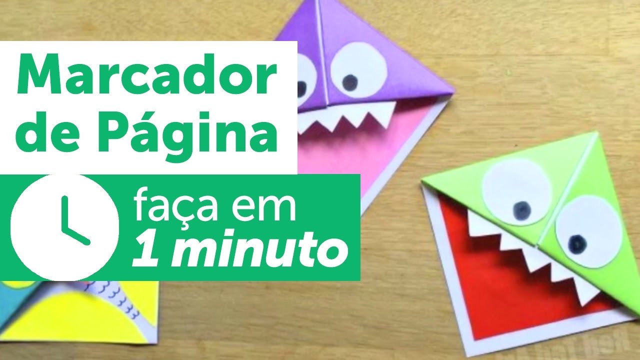 #papminuto - Marcador de Página de Origami