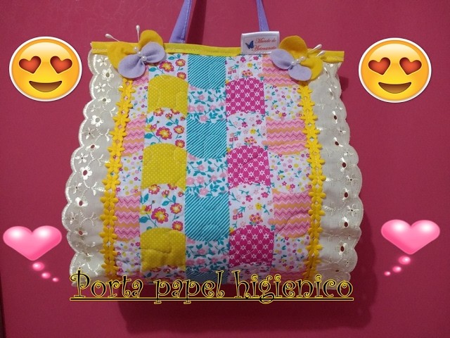 Passo a passo.Porta Papel Higienico