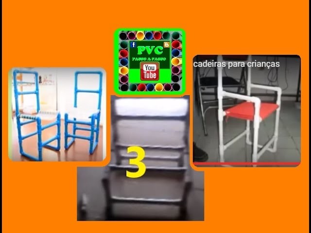 3 projetos de cadeiras para crianças, veja como fazer com tubos de pvc