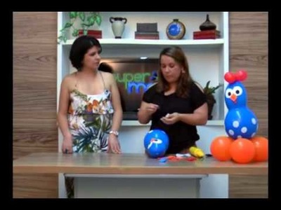 Aprenda a fazer GALINHA PINTADINHA com balões! #LaísSanttiago