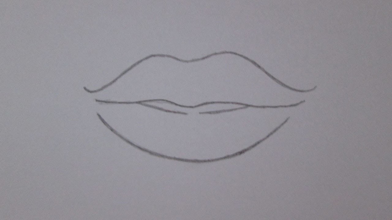 Como desenhar uma boca feminina